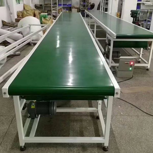 移动升降传送机物料输送分拣线 流水线输送带 小型装车卸货爬坡机