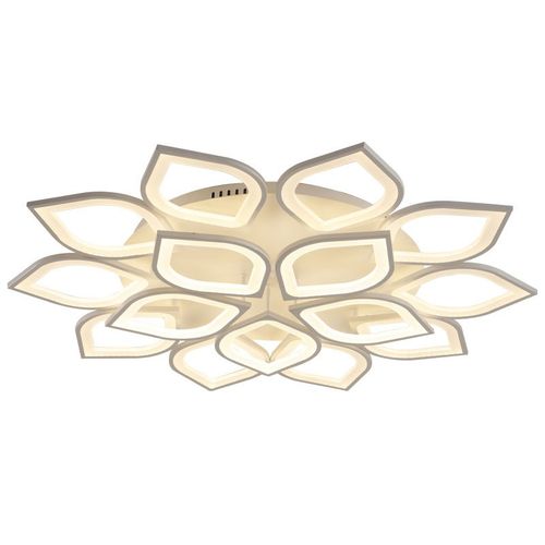 新款莲花卧室客厅吸顶灯欧式创意酒店现代简约智能语音遥控灯具