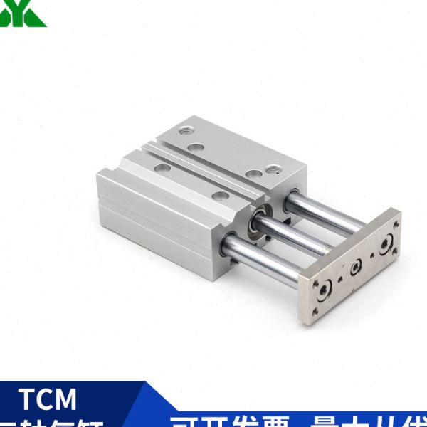 樱美牌TCM63x25x30x40x50x75x100x125x150X175-S三轴三杆导杆气缸
