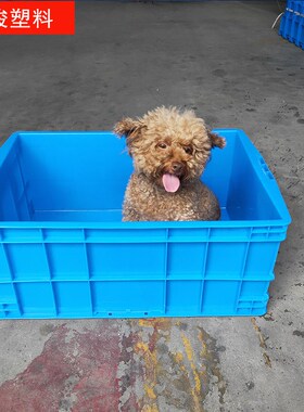 塑料箱多功能收纳箱工业用箱车间周转箱加厚长方形分拣盒575250