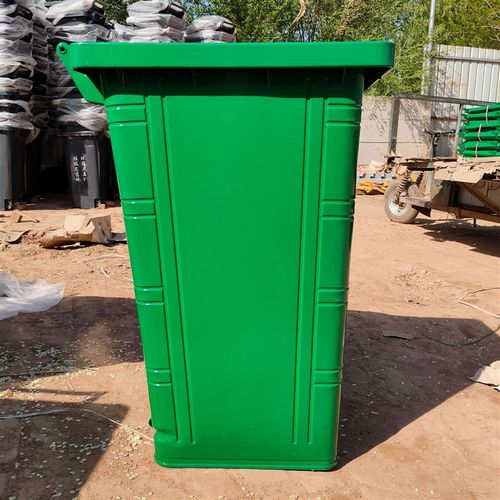 户外环卫垃圾桶 小区240L景区挂车分类垃圾桶 铁皮铁质垃圾桶