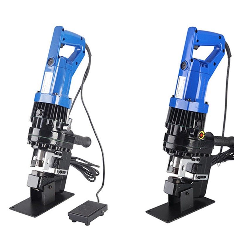 SPM-20电动冲孔角钢槽钢快速液压冲孔机手持式干挂大理石角钢MHP