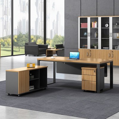 办公桌主管桌时尚简约总裁桌大气办公大班台桌椅组合经理老板桌