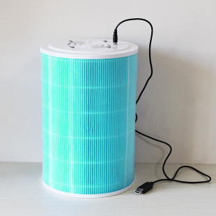 Guyshero迷你diy空气净化器适配小米滤芯家用除尘除烟味甲醛毛发