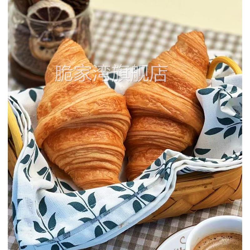 百卡弗烘焙原味天然黄油牛角包香酥羊角可颂早餐面包甜品下午茶点