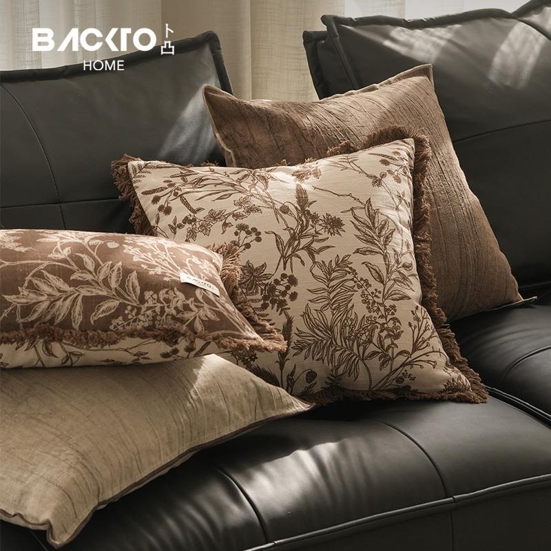 BACKTO卜凸家居法式轻奢高级感抱枕客厅沙发靠垫民宿样板间靠枕套