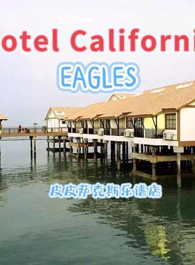 加州旅馆 萨克斯谱单簧管谱长笛谱小提琴谱小号谱 皮皮乐谱店