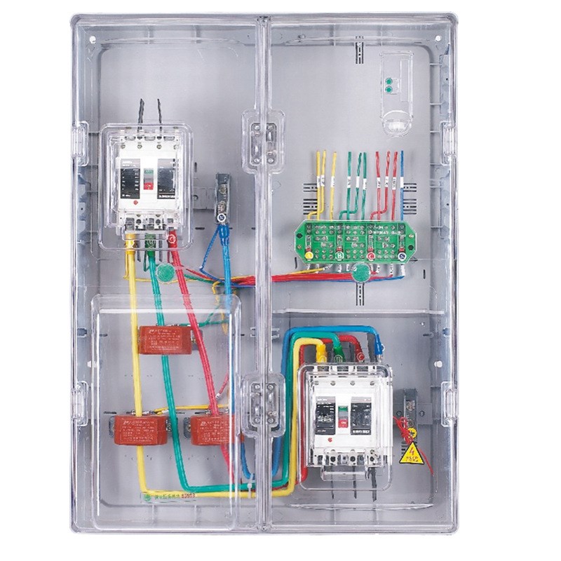 定制款三相一表互感器电表箱插卡电能计量箱塑料配电箱