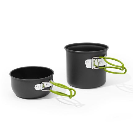 户外单人野营炉头套锅 1-2人便携式超轻野炊登山垂钓锅具DS-101