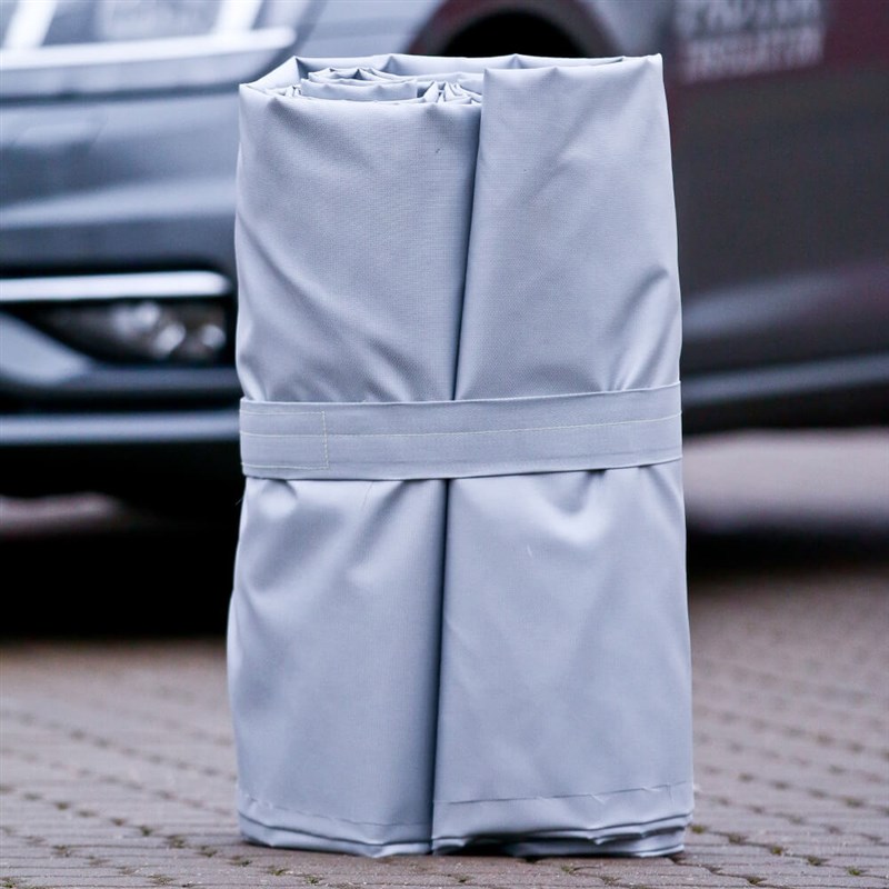 汽车灭火毯6*8m新能源电动车玻璃纤维防火毯超大型硅胶防火毯定制