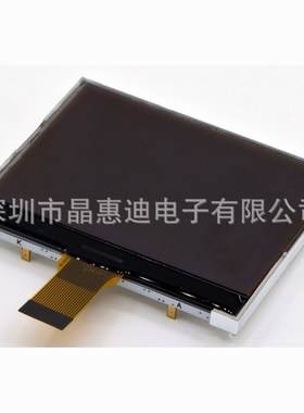 240160点阵 液晶显示屏 COG 2.5寸 黑底白字 JHD240160-G66BFW-BL