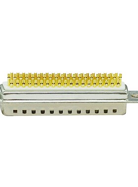 D-sub 78pin连接器 镀金实芯针 四排HDB78母头高密度D型线束插头
