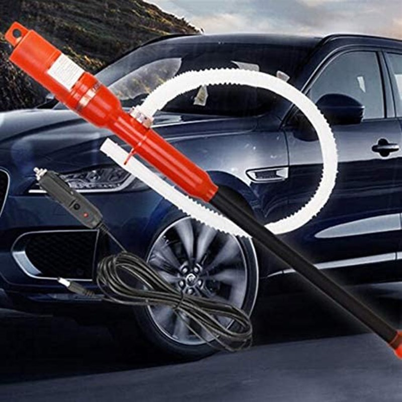 车载大功率电动抽油泵抽油管燃油泵抽油器鱼缸换水器点烟器