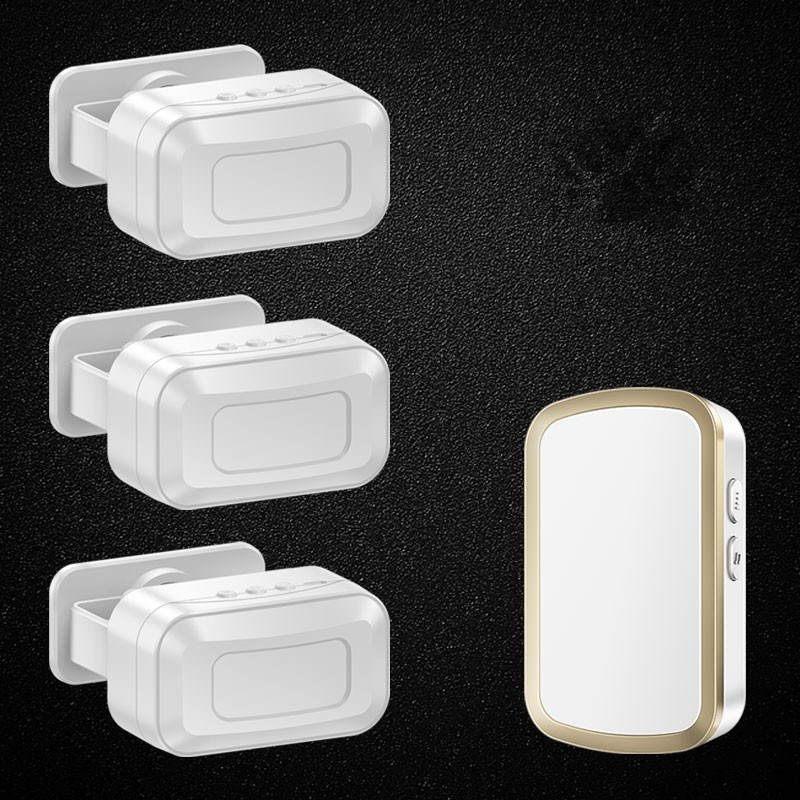 门口欢迎光临感应器进门提醒店铺超市分体迎宾门铃进店语音报警器