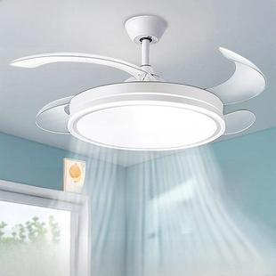 包安装智能隐形风扇灯客厅餐厅吊扇灯静音变频卧室吸顶风扇灯