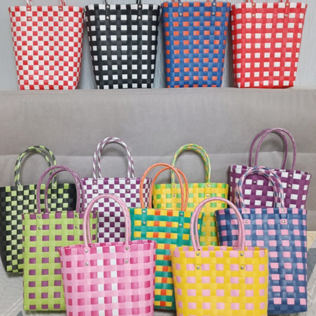 伴手礼品篮子手提女包百搭水桶包