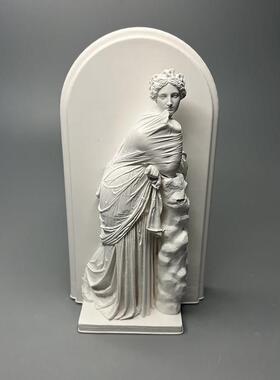 卢浮宫歌颂女神雕 塑艺术品石膏像家居摆饰扩香石高级小众生日礼