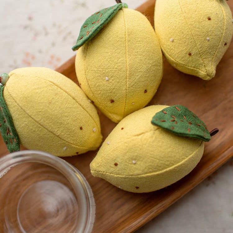 布说 手工柠檬香包DIY材料包香囊玩偶随身挂件车载摆件挂饰小礼品