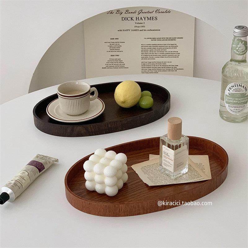 日式覆古木质托 托盘早餐盘家用餐盘水果盘客厅茶几置物盘实木收,餐饮具,餐用托盘,淘宝优惠券,粉丝福利购,淘宝优惠卷