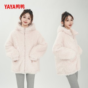 連帽時(shí)尚 金絲絨百搭寬松衛(wèi)衣外套 羽絨服女短款 鴨鴨2025年秋冬新款
