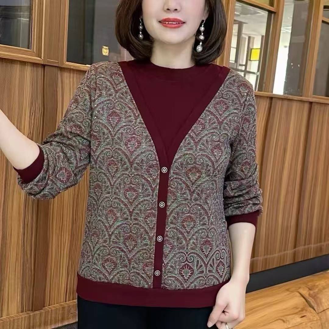 秋冬德绒保暖大码显瘦内搭打底衫洋气上衣中年妈妈宽松显瘦小衫女,女装/女士精品,大码内搭,淘宝优惠券,粉丝福利购,淘宝优惠卷