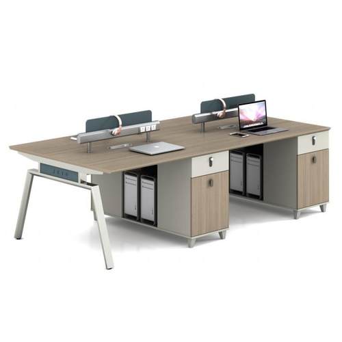 简约现代职员屏风卡位组合电脑桌2人四人6人办公老板桌书柜工作位