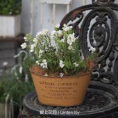 爱上花园铁艺做旧复古黄元 包邮 宝提手花盒295 满30