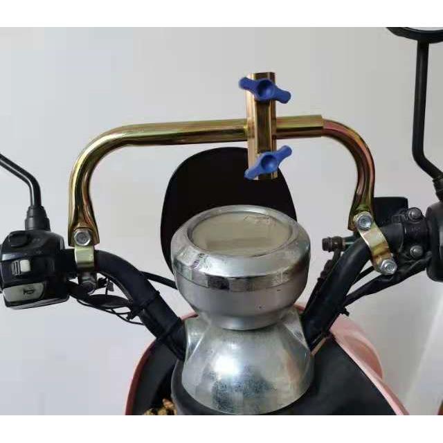 电动车摩托自行车小大伞推三轮车遮阳伞撑防晒万向双边可调节支架