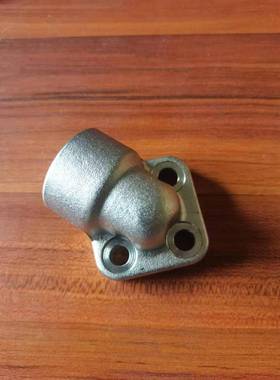 BFW3齿轮泵法兰油泵口90度3孔方法兰 安扣液压件