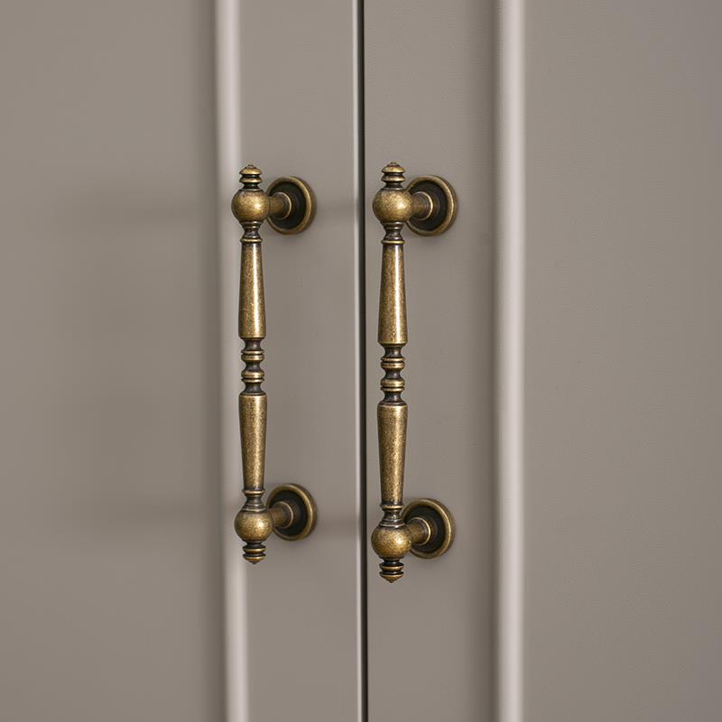 不止黄铜衣柜门把手拉手橱柜子把抽屉拉手厨房侘寂复古中古小拉手