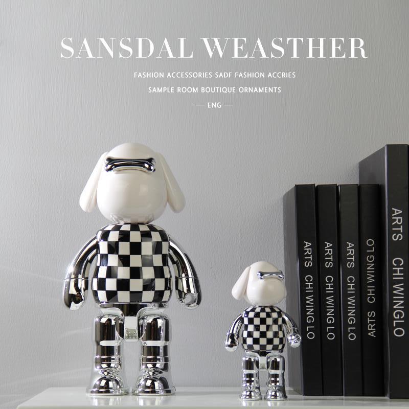 LEK ZAI/叻仔潮玩系列卡通公仔卧室书房样板间装饰摆件家居装饰品