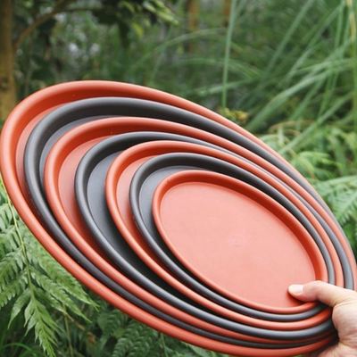 椭圆形花盆托盘加厚塑料长圆形垫底托底座陶瓷盆景多肉接水盘花托