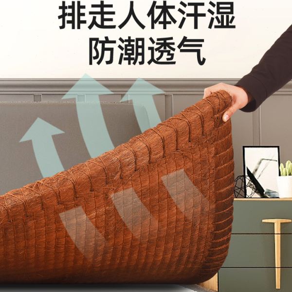徐师傅纯山棕床垫1.5米 棕榈床垫双人棕垫 天然非椰棕山棕垫1.8