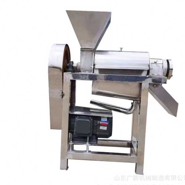 螺旋鲜榨果汁机 甜桃去核打浆渣汁分离 中小型果饮加工榨汁设备
