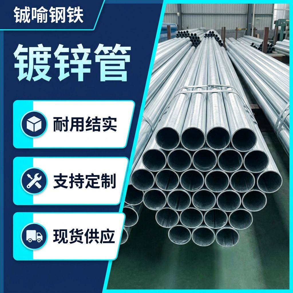 给水镀锌管镀锌水管SC50热镀锌钢管镀锌铁管内外镀锌温室大棚用