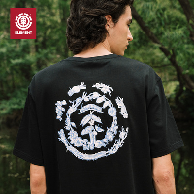 美国ELEMENT滑板短袖T恤
