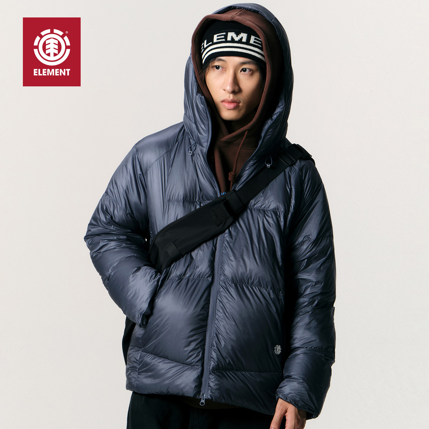 美国ELEMENT滑板轻薄羽绒服