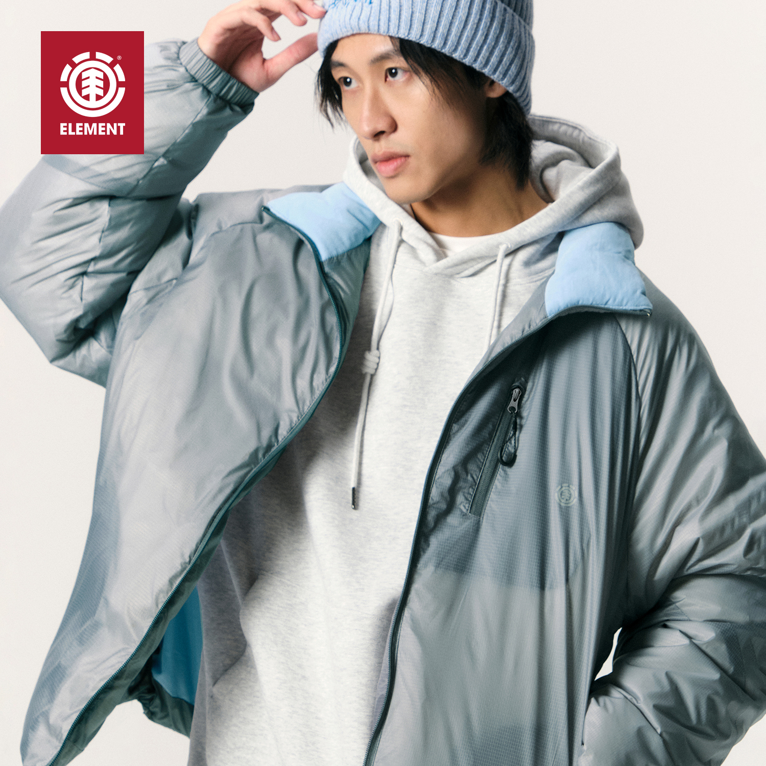 美国ELEMENT滑板羽绒服