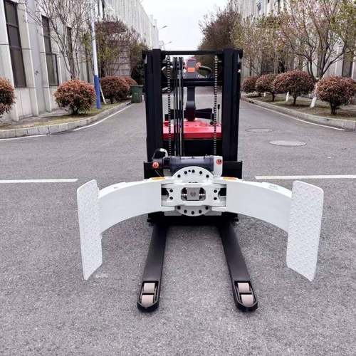 非标夹抱机电动抱夹叉车360度旋转油桶倒料车原纸布料棉包翻转器