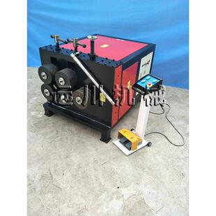 销售角铁槽钢槽钢卷圆机电动三轴传动弯圈机液压五轮型内外弯圆机