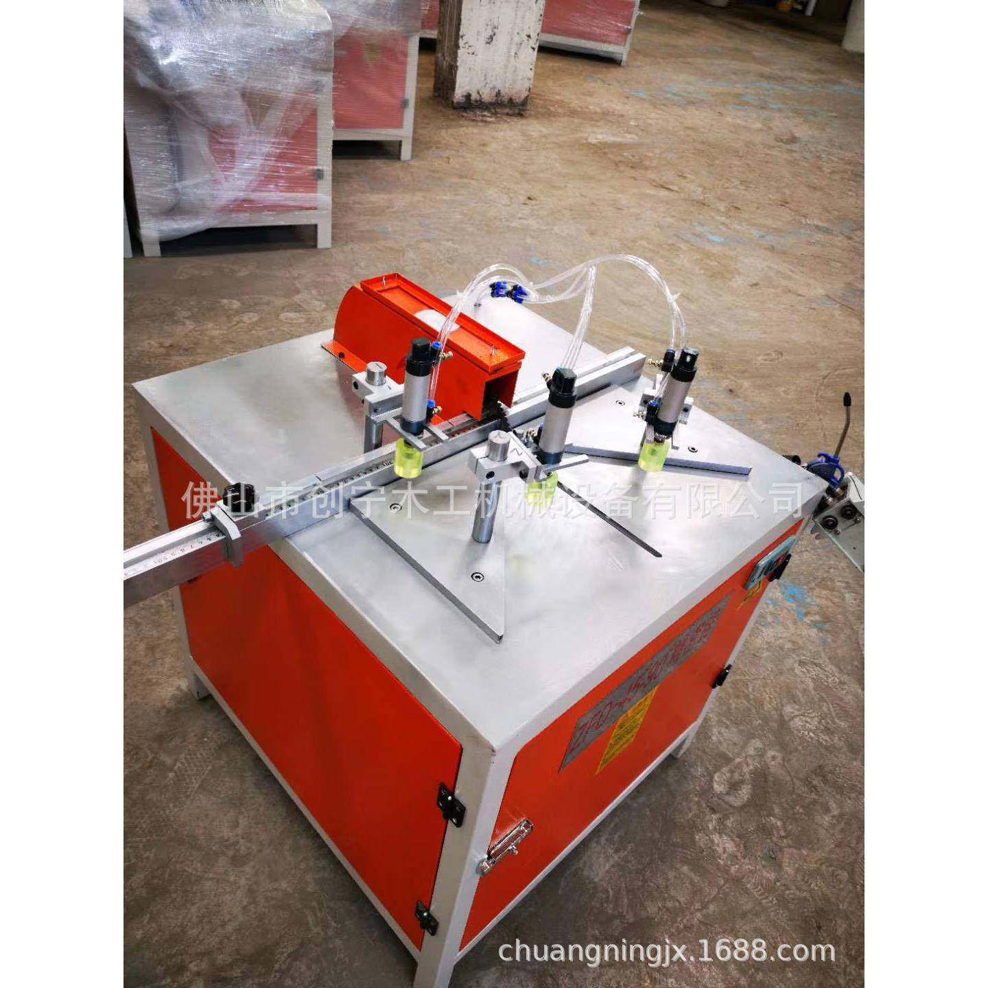 生产铝木通用气动切角机90度45度铝材切割机，单锯自动切角机,五金/工具,机床,淘宝优惠券,粉丝福利购,淘宝优惠卷
