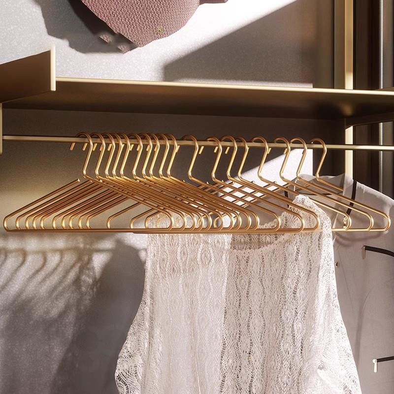 【经典好物】不止收纳铝合金衣橱衣架家用挂衣加粗防滑无痕晾衣架