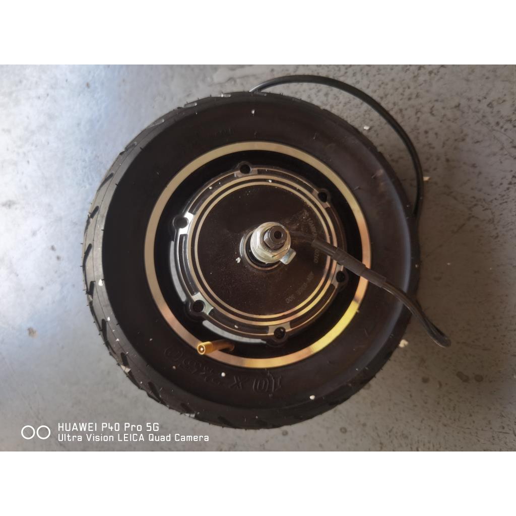 10寸电动滑板无刷轮毂鼓刹电机含轮胎迷你电动车电机350w500w