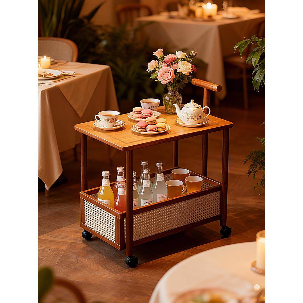 中古小推车零食置物架甜品蛋糕手推车移动边几酒店送餐车收纳架子,住宅家具,移动边几/推车,淘宝优惠券,粉丝福利购,淘宝优惠卷