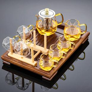 玻璃茶具套装 2024新款 家用功夫茶杯茶壶办公室喝茶泡茶器用品大全