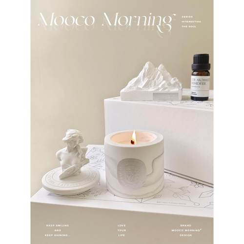 香薰蜡烛阿尔卑斯山扩香石卧室送礼盒小众高级女生淡香生日氛围感