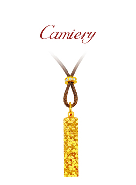 碎碎冰四方来财项链女配饰高级感