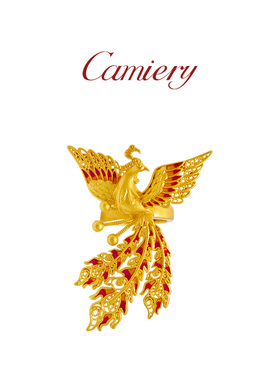 凤凰于飞戒指女士轻奢高级感小众