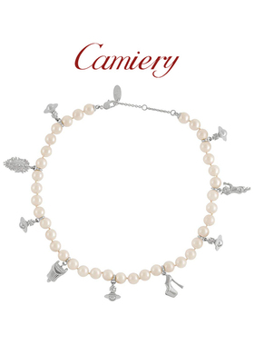 西太后土星多元素珍珠项链女款