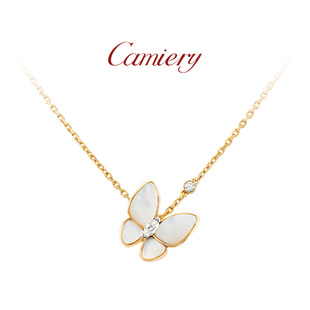 CAMIERY 蝴蝶项链女款2025新款高级感轻奢小众日常百搭锁骨链配饰